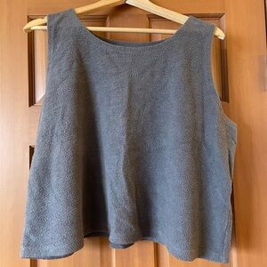 Conscious Clothing hemp cotton fleece tank top